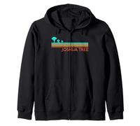 Parque nacional Joshua Tree California Vintage Retro Camping Sudadera con Capucha