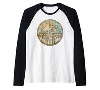 Parque Nacional Joshua Tree Camiseta Manga Raglan