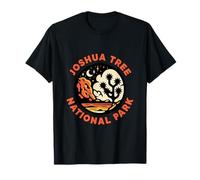 Parque Nacional Joshua Tree por la Noche California Camping Travel Camiseta