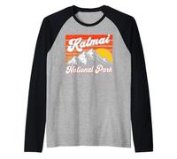 Parque Nacional Katmai Camiseta Manga Raglan