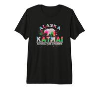 Parque Nacional Katmai & Preserve Alaska Bear Souvenir Camiseta Premium