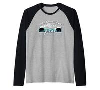 Parque Nacional Katmai & Preserve Alaska Bear Watching Salmon Camiseta Manga Raglan