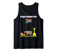Parque Nacional Kruger Souvenir Sudáfrica Bandera Safari Amante Camiseta sin Mangas