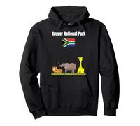 Parque Nacional Kruger Souvenir Sudáfrica Bandera Safari Amante Sudadera con Capucha