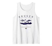 Parque Nacional Kruger Sudáfrica Safari Bandera Sudafricana Camiseta sin Mangas
