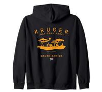 Parque Nacional Kruger Sudáfrica Safari Bandera Sudafricana Sudadera con Capucha