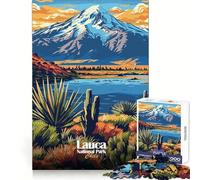 Parque Nacional Lauca,Chile Rompecabezas de 1000 Piezas para Adultos Enfoque,Habilidad,interacción Suave,Encaje,Arte, (50x75cm)