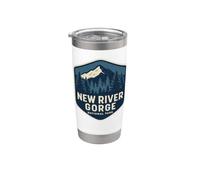 Parque Nacional New River Gorge Vaso térmico de acero inoxidable de doble pared