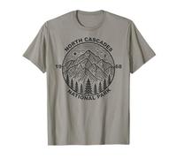 Parque Nacional North Cascades, Vintage 1968, Montaña Camiseta