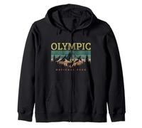 Parque Nacional Olímpico de Washington PNW Sudadera con Capucha