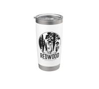Parque Nacional Redwood California Nature Lover Vaso térmico de acero inoxidable de doble pared