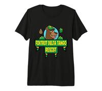 Parque Nacional Resist Bear Foxtrot Delta Tango Cartoon Style Camiseta Premium
