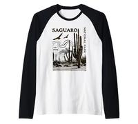 Parque Nacional Saguaro Camiseta Manga Raglan