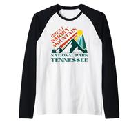 Parque Nacional Smoky Mountain Camiseta Manga Raglan