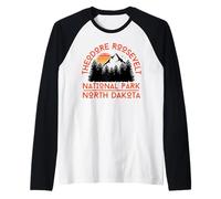 Parque Nacional Theodore Roosevelt Camiseta Manga Raglan