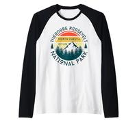 Parque Nacional Theodore Roosevelt Camiseta Manga Raglan