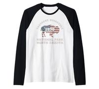 Parque Nacional Theodore Roosevelt Camiseta Manga Raglan