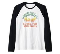 Parque Nacional Theodore Roosevelt Camiseta Manga Raglan