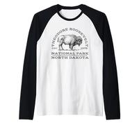 Parque Nacional Theodore Roosevelt Camiseta Manga Raglan