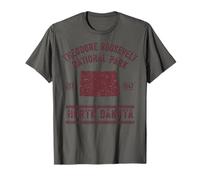 Parque Nacional Theodore Roosevelt Dakota del Norte EST. 1947 Camiseta