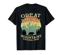 Parque Nacional Vintage Bear Great Smoky Mountain Camiseta