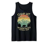 Parque Nacional Vintage Bear Great Smoky Mountain Camiseta sin Mangas