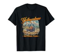 Parque Nacional Vintage de Yellowstone Parques de animales Camiseta