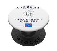 Parque Nacional Virunga Gorila República Democrática Congo PopSockets PopGrip Adhesivo