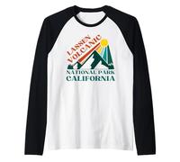 Parque Nacional Volcánico Lassen Camiseta Manga Raglan