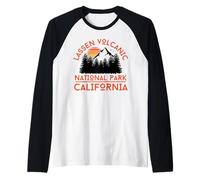 Parque Nacional Volcánico Lassen Camiseta Manga Raglan