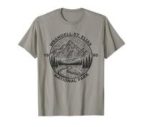 Parque Nacional Wrangell St Elias, Alaska, 1980 Estilo Vintage Camiseta