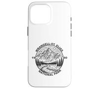 Parque Nacional Wrangell St Elias, Alaska, 1980 Estilo Vintage Carcasa para iPhone 16 Pro Max