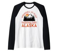 Parque Nacional Wrangell St Elias Camiseta Manga Raglan