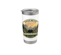 Parque Nacional Yosemite California USA Sierra Nevada Souvenir Vaso térmico de acero inoxidable de doble pared