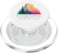Parque Nacional Yosemite Vintage Retro Half Dome Camp Capitán PopSockets PopGrip para MagSafe