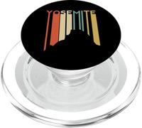 Parque Nacional Yosemite Vintage Retro Half Dome Camp Capitán PopSockets PopGrip para MagSafe