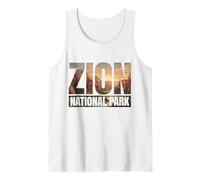 Parque Nacional Zion Cañón de Utah Vintage Camiseta sin Mangas