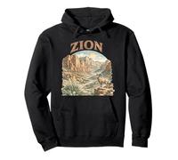 Parque Nacional Zion Utah Camping Souvenir Travel Sudadera con Capucha