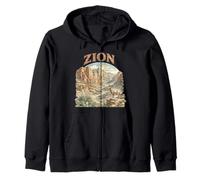 Parque Nacional Zion Utah Camping Souvenir Travel Sudadera con Capucha