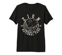 Parque Nacional Zion Utah Vintage Naturaleza Amante Camiseta Premium