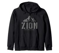 Parque Nacional Zion Utah Vintage Sudadera con Capucha