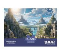 Parque Natural Cabo de Gata-Níjar 1000 Piezas Impresionante Puzzle Edificio Puzzle Inteligencia Juguete Pasatiempo Creativo Desafíos Extra Divertidos Educativo P