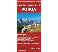 PARQUE NATURAL DE PONGA. MAPA EXCURSIONISTA Y TURÍSTICO (GUIAS VIAJE)
