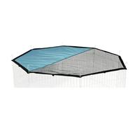 Parque octogonal para cachorros y roedores - Opción: Cobertura de protección solar