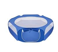 Parque para animales pequeños, parque para conejos,Recinto para conejos Recinto para gatos con cubierta superior - jaula portátil para mascotas para ejercicios al aire libre, fácil de limpiar, rec