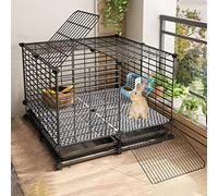 Parque para Conejos - Jaulas para Hurones y Conejos de Interior, Parque para Animales pequeños, Parque para Mascotas, Jaula para Animales pequeños con Bandejas extraíbles e Impermeables y Accesorios p