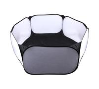 Parque para hámster - Valla de Juego para Animales pequeños con tapete Impermeable - Jaula portátil para Mascotas de Malla Diseño de Alambre de Acero - Pluma de Ejercicio para Interiores y exteri