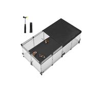 Parque para Mascotas Alfombra Impermeable 144 x 74 x 47 cm Blanco Nube