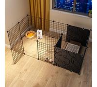 Parque para perros: parque para gatos, corral para cachorros, corral para perros en interiores, jaula de parque para mascotas de metal, perrera, cerca plegable para perros, cerca de patio de alambre m