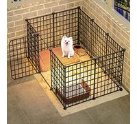 Parque para perros: parque para gatos, corral para cachorros, corral para perros en interiores, parque para mascotas, jaula para animales pequeños de bricolaje para uso en interiores y exteriores Vall
